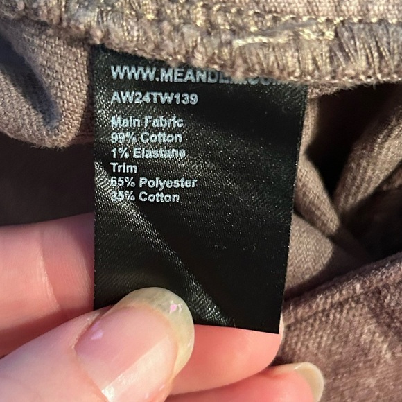 Me + em Washed Velvet Engineered-Leg Pant - Picture 8 of 11